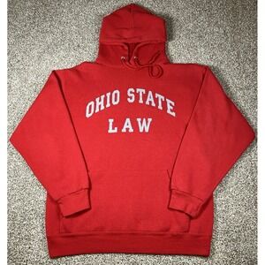 Vintage Ohio State Buckeyes Law Hoodie Sweatshirt The Cotton Exchange Sz Medium